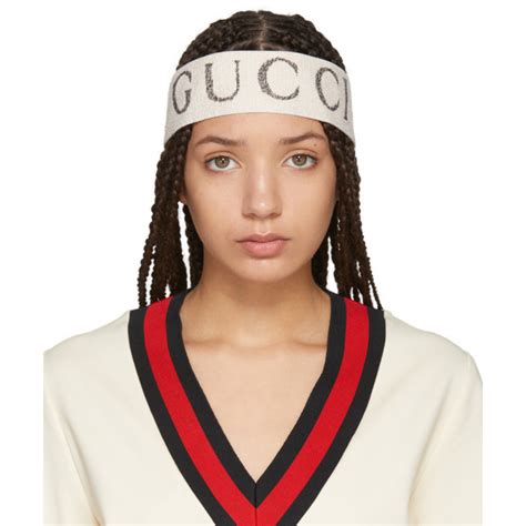 gucci headband white|Gucci headband transparent.